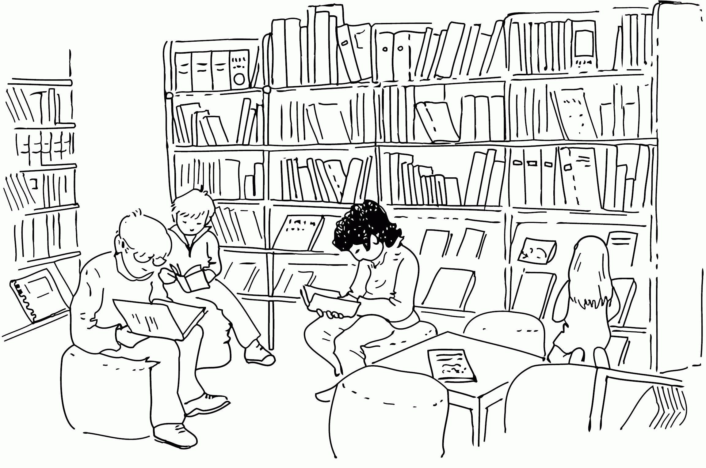 Biblioteka kolorowanki